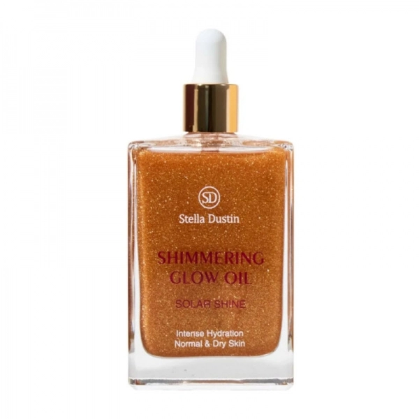 Iluminador Corporal Stella Dustin Shimmer Glow Solar Shine 100ml