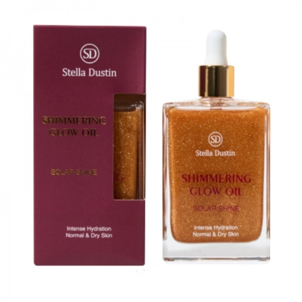 Iluminador Corporal Stella Dustin Shimmer Glow Solar Shine 100ml