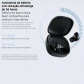 Fone Bluetooth Xiaomi Redmi Buds 6 Play Preto